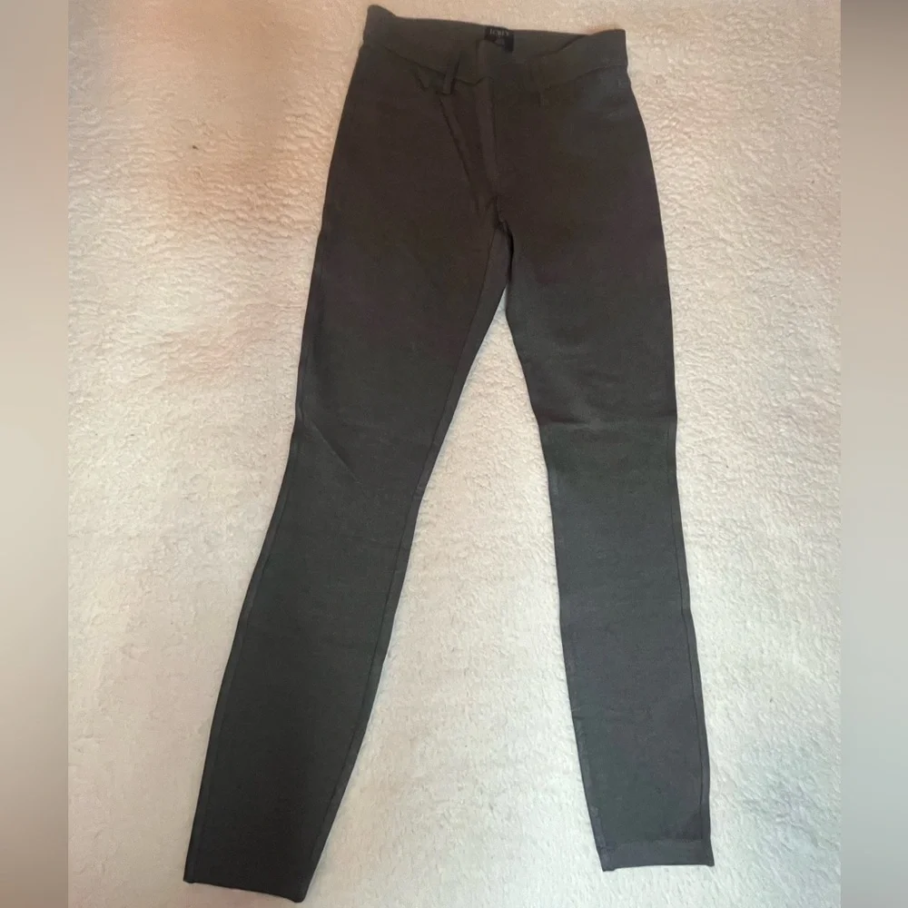 J. Crew NWT Grey‎ Gigi Ponte Pants Size 0P